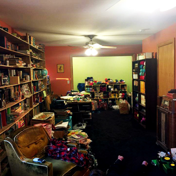 Look at all those books!