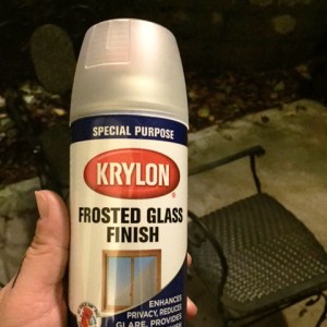 Krylon Frosted Glass Finish